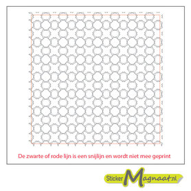 Tegelsticker grijs cirkels