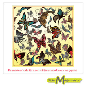Tegelstickers vlinders