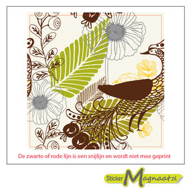 Tegel sticker natuur groen