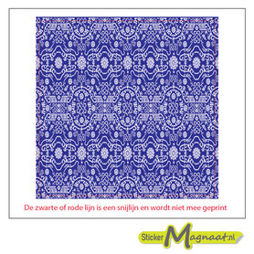 Tegelsticker arabisch muur patroon