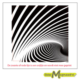 Tegelsticker illusie