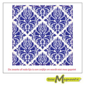 Tegelsticker Barok art vierkant