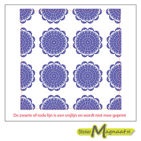 Tegelsticker marokkaanse mandala