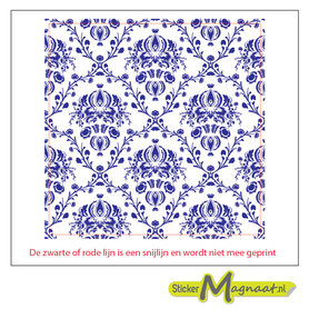 Tegelsticker Marokkaanse art blauw