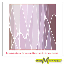 Tegelsticker Glas art