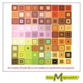 Tegelsticker portugees kleuren art