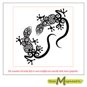 tegel sticker salamander