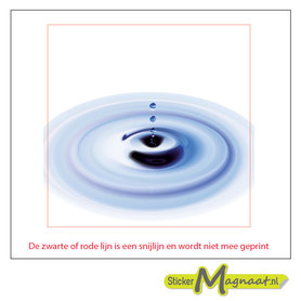 Tegelsticker waterdruppel