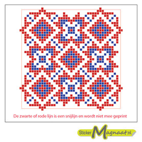 Tegelsticker winter pixel art