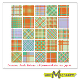 Tegelsticker vierkant winter