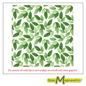 Tegelsticker blaadjes