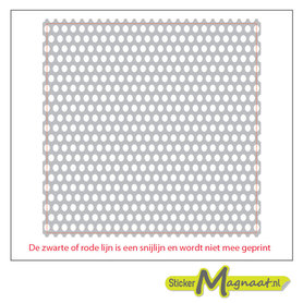 Tegelsticker cirkels grijs wit