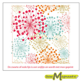 Tegelsticker Paardebloem