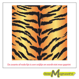 Tegelstickers Tijgerprint