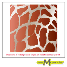 Tegelstickers giraffe