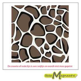 Tegelstickers - Print - 5 Stuks