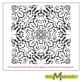 Tegelsticker Arabisch positief