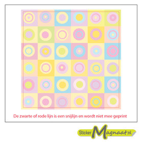 Tegelsticker egale cirkels