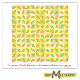 Tegelsticker herfst bladeren