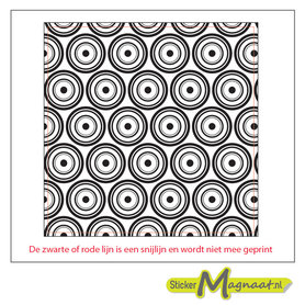 Tegelsticker moderne cirkels