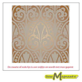 Tegelsticker arabisch goud