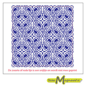 Tegelsticker Marokkaans art