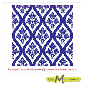 Tegelsticker barok design