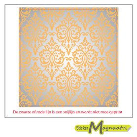 Tegelsticker portugees geel