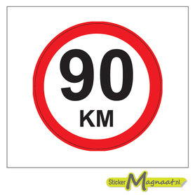 90 KM Bord Stickers