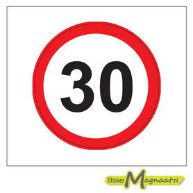 30 KM Bord Stickers