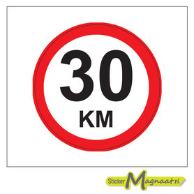 30 KM Bord Stickers