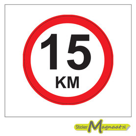 15 KM Bord Stickers