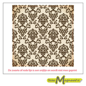 Tegelsticker marokkaans bruin