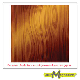 Tegelstickers - Hout - 5 Stuks