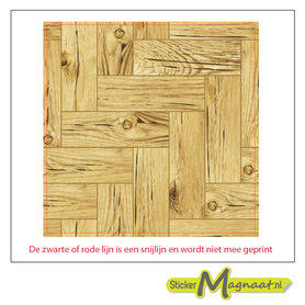Tegelstickers - Hout - 5 Stuks