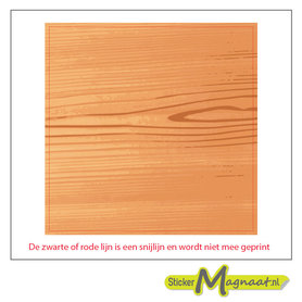 Tegelstickers - Hout - 5 Stuks