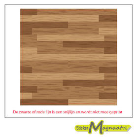 Tegelstickers - Hout - 5 Stuks