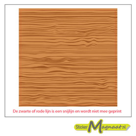 Tegelstickers - Hout - 5 Stuks