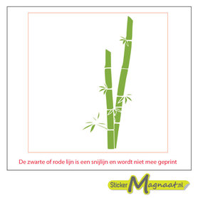 tegelsticker bamboe