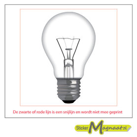 Tegelstickers - Lamp - 5 Stuks