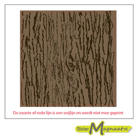 Tegelstickers - Hout - 5 Stuks