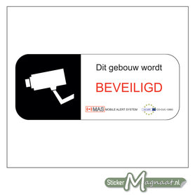 Camera Beveiligingsstickers - 6 Stuks