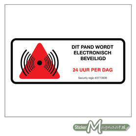 Beveiligingsstickers - 6 Stuks