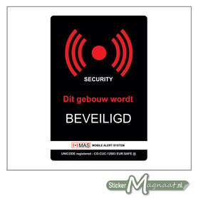 Beveiligingsstickers - Zwart - 6 Stuks