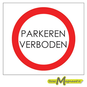 Parkeren Verboden Stickers