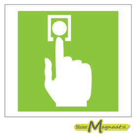 Nooddeur Ontgrendeling Stickers