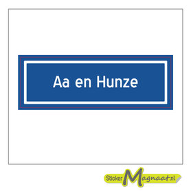 Sticker Aa en Hunze