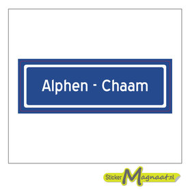 Sticker Alphen chaam