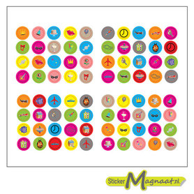 Flowstickers - 80 Stuks