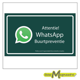 WhatsApp stickers buurt